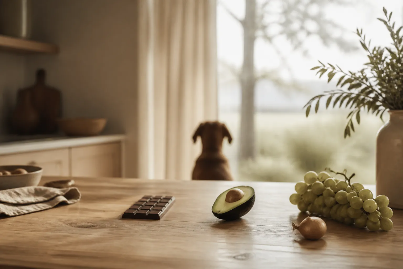 Affiche cette liste d'aliments toxiques sur ton frigo