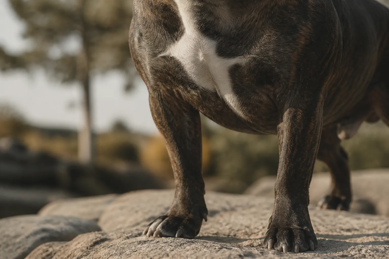 Staffordshire Bull Terrier avec son certificat LOF