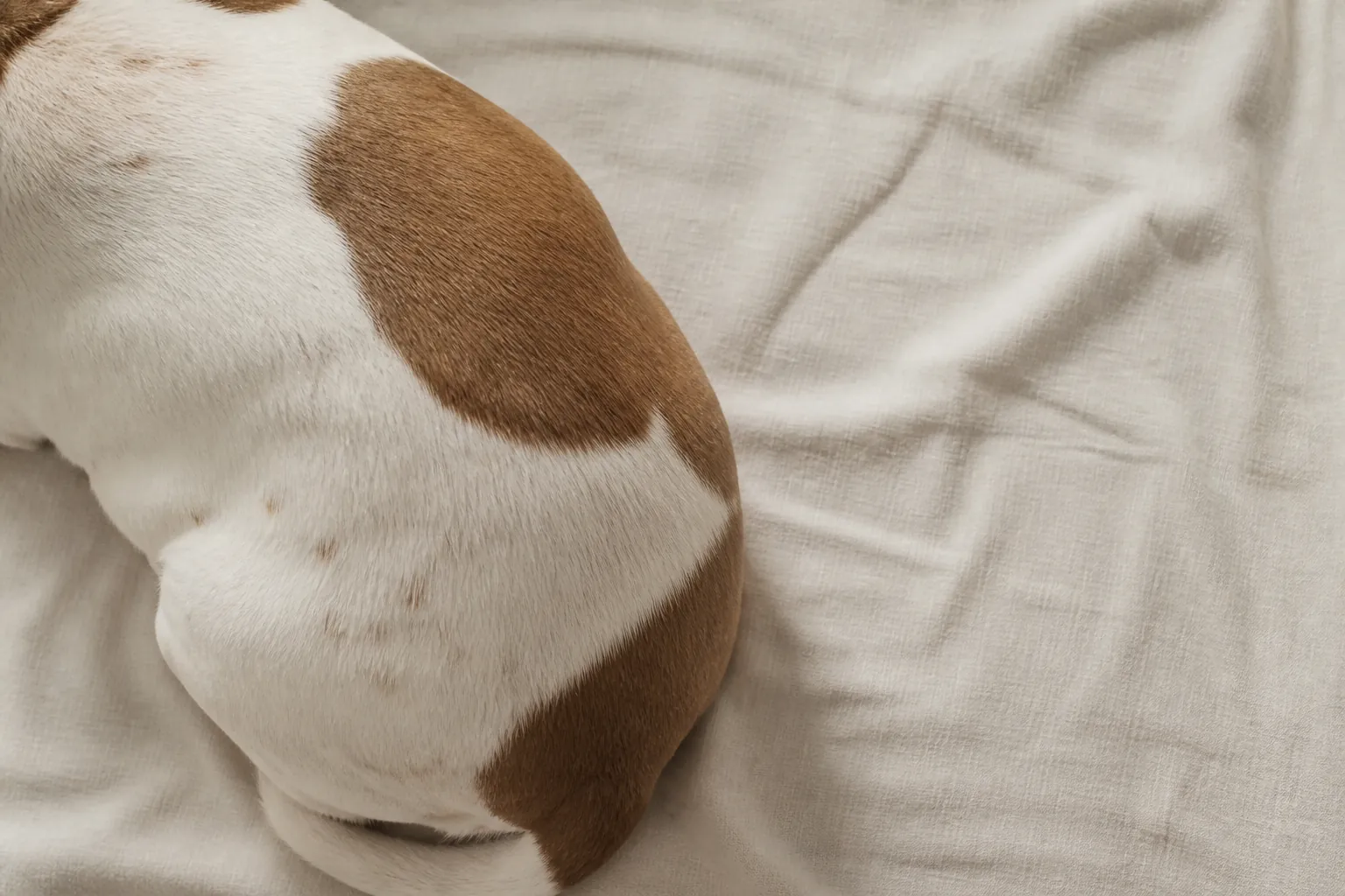 Test visuel body condition score du chien vu du dessus et de profil