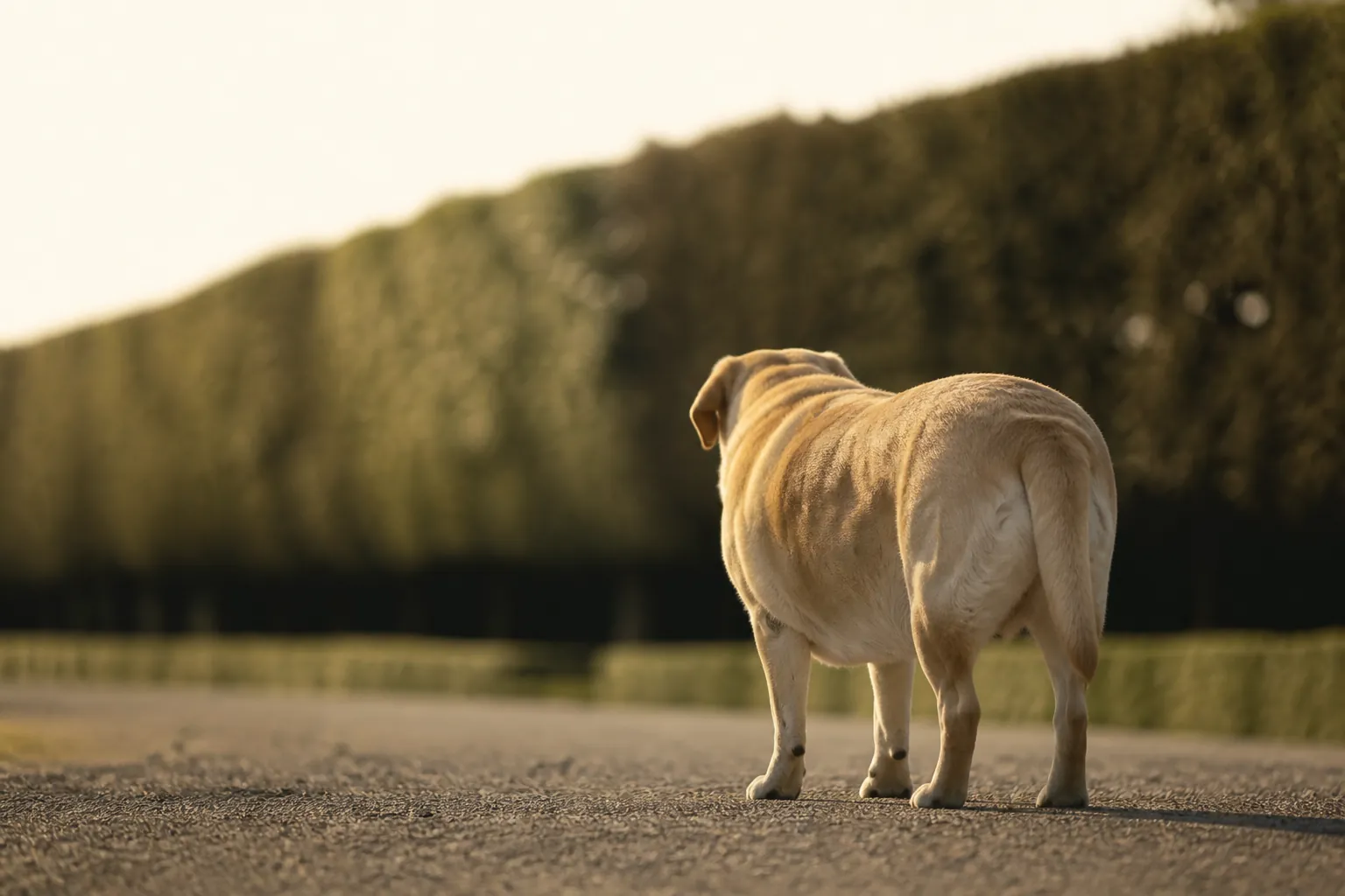 Un chien en surpoids perd des années de vie en silence