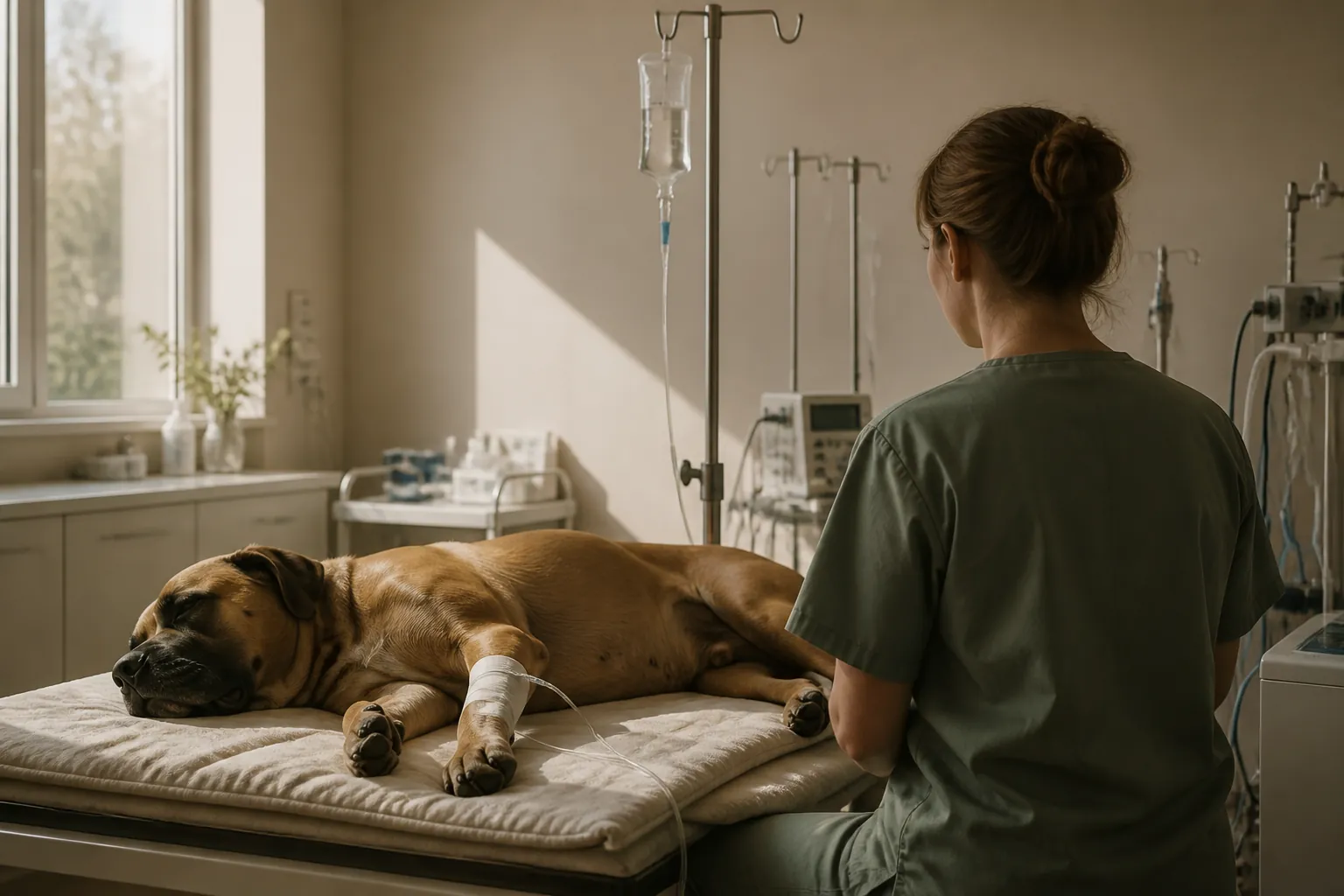 Torsion d'estomac — opérer dans l'heure ou perdre son chien